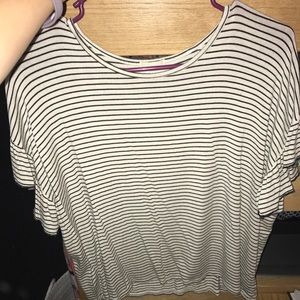 Stripped casual tee